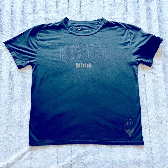 Under Armour t-shirt RESPECT project rock bull - Picture 1 of 5